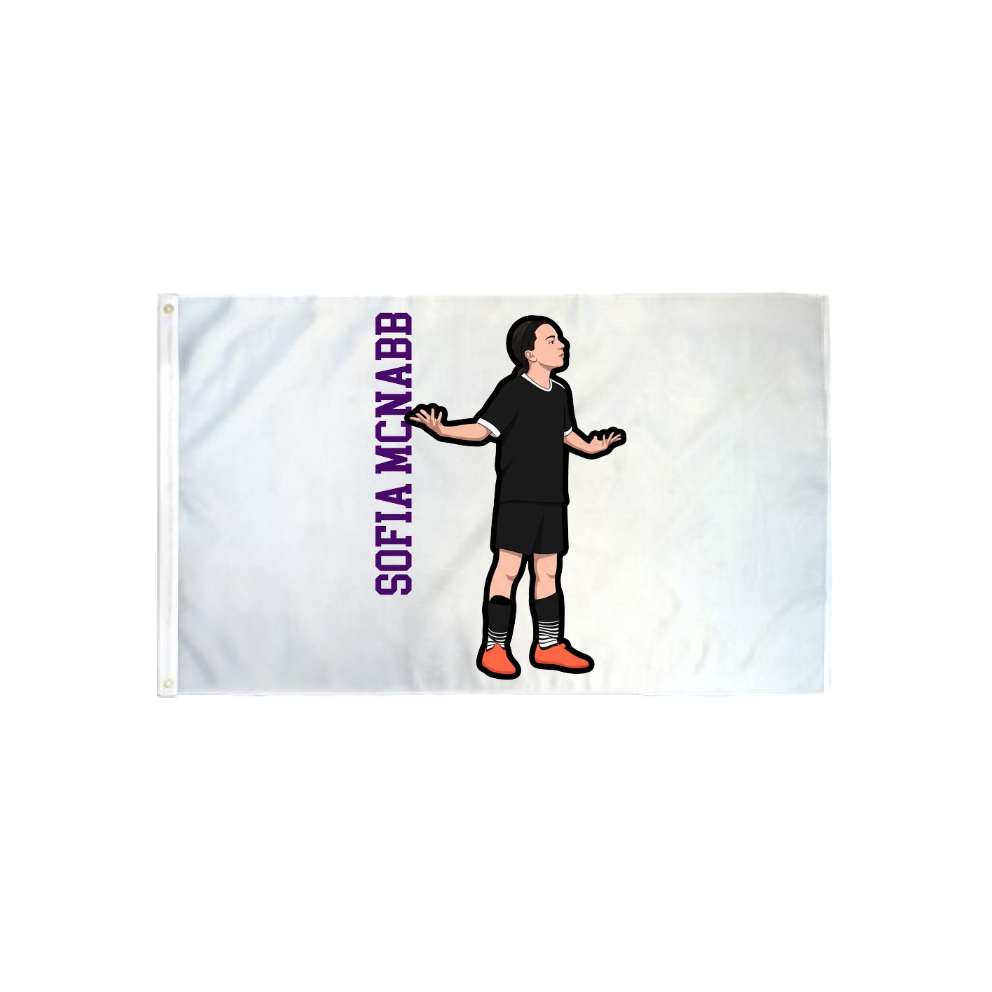 3x5 Flag — Name Vertical in Classic