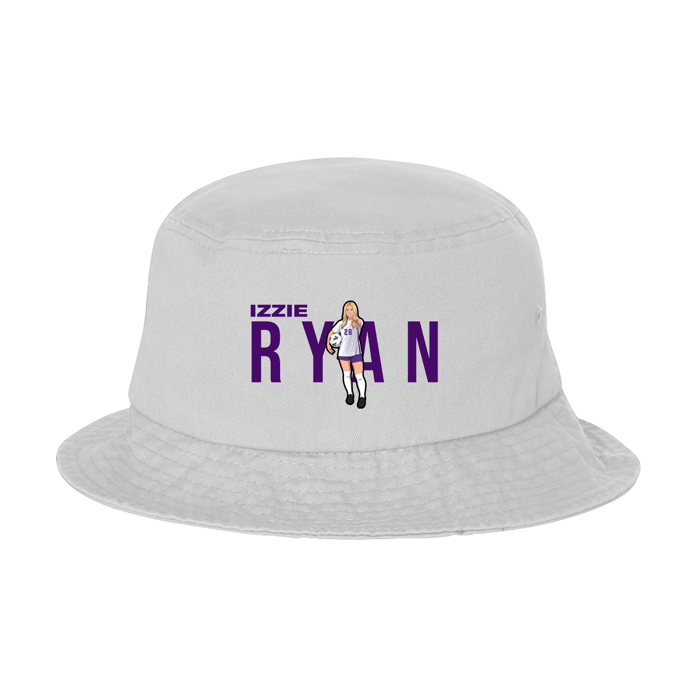 Bucket Cap — Player Name in White