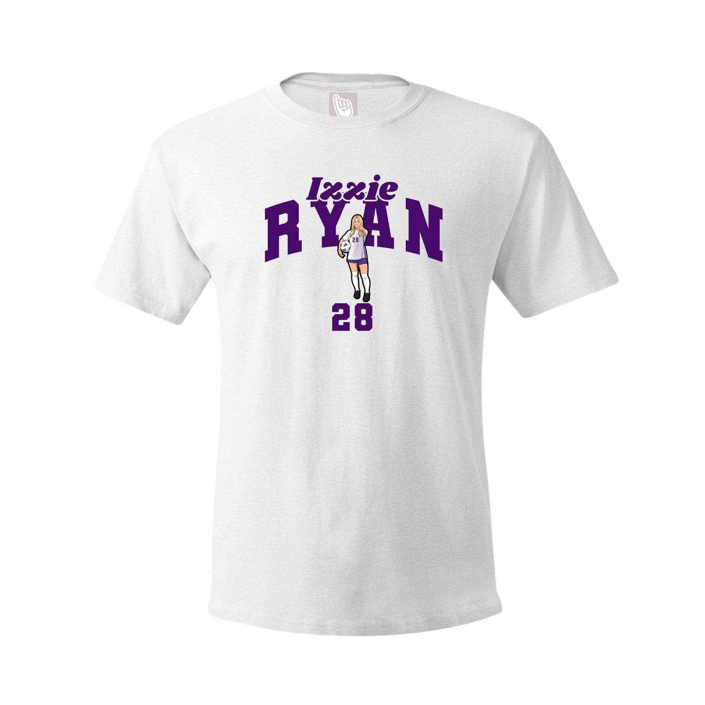 Youth Tee — Signature Arch in White
