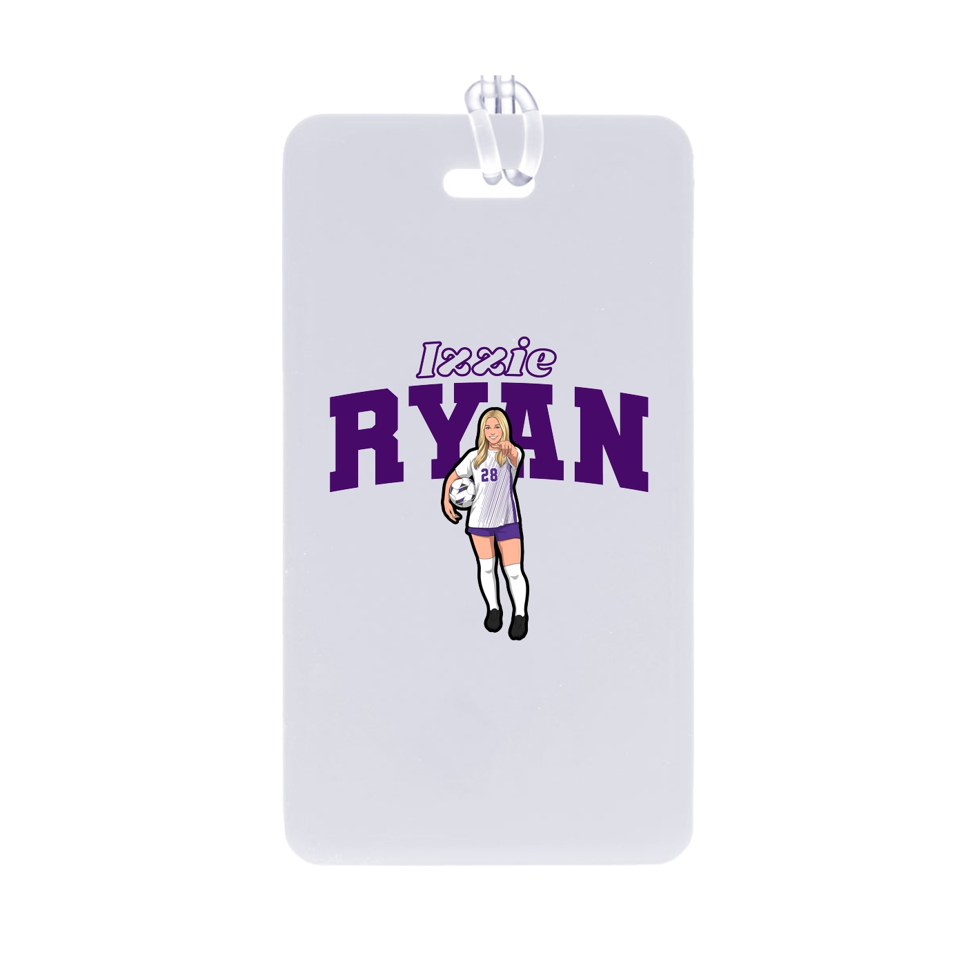 Bag Tag — Name Arch in Classic