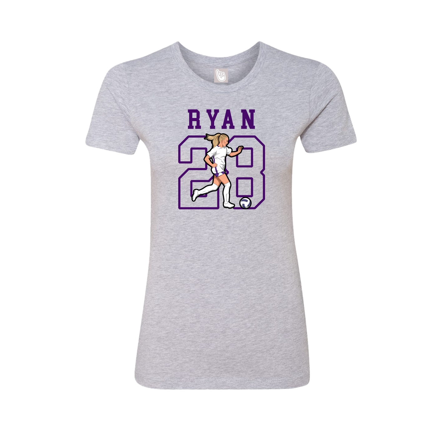 Fitted Women's Tee — Shirsey in Grey