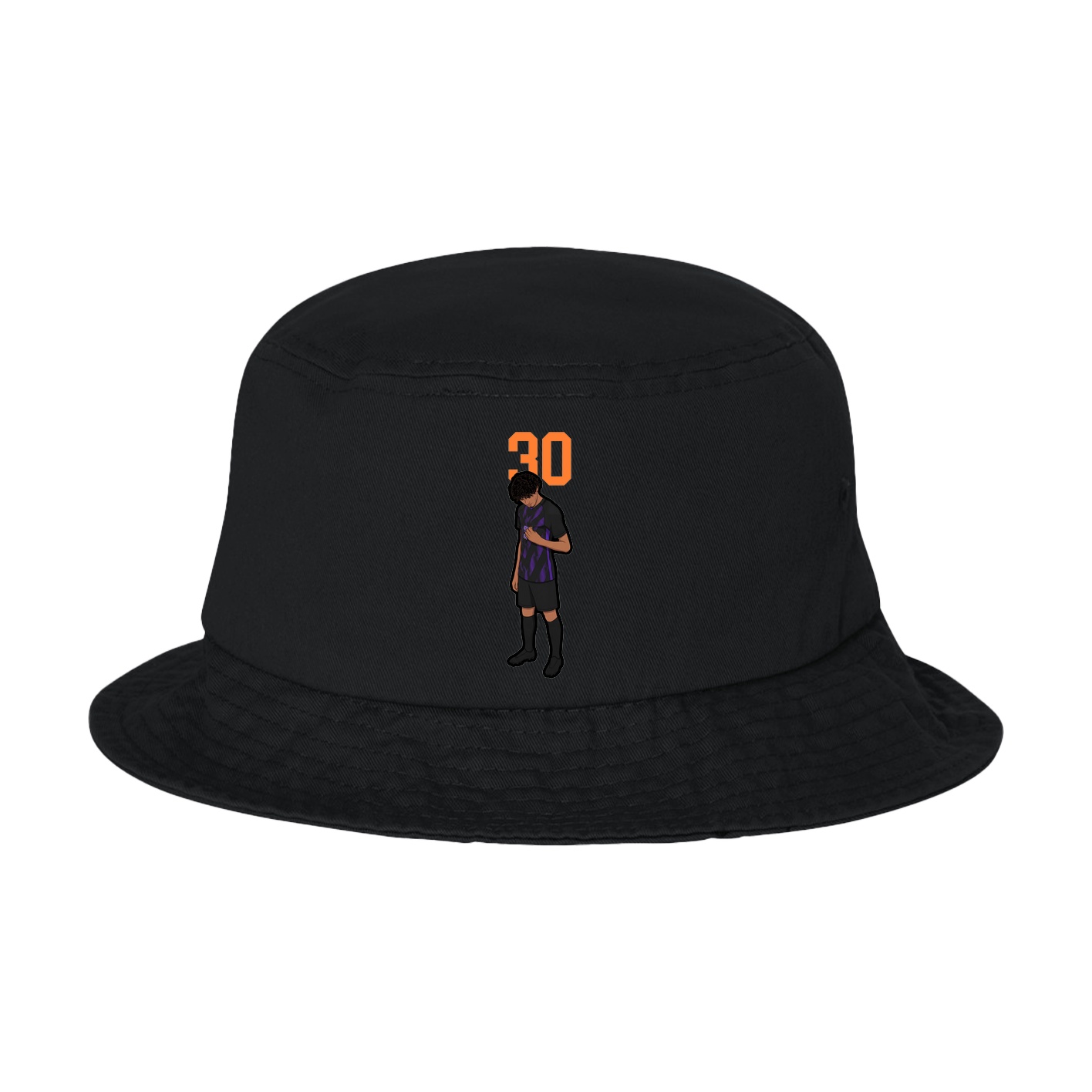 Bucket Cap — Number Top in Black