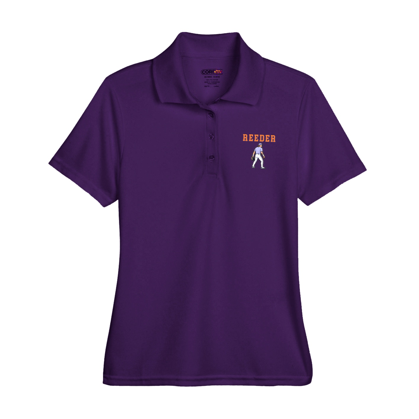 Womens Performance Polo — Shirsey in Purple