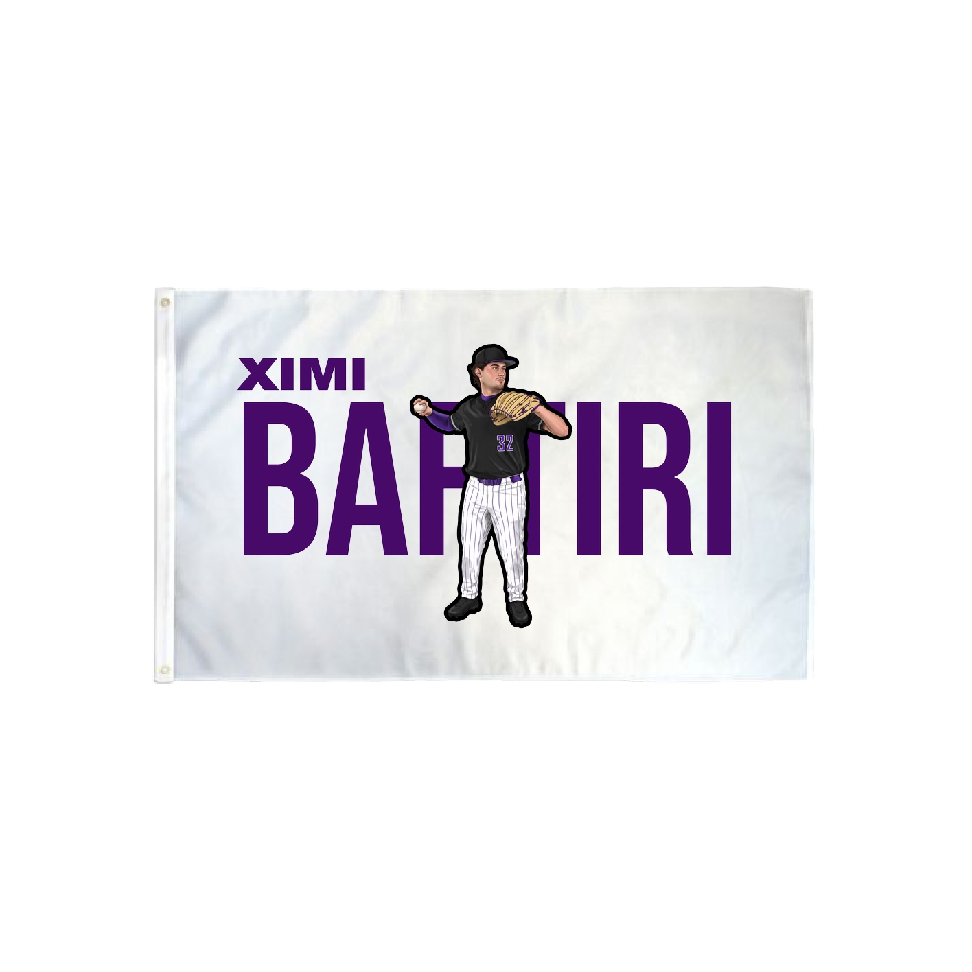 3x5 Flag — Player Name in Classic