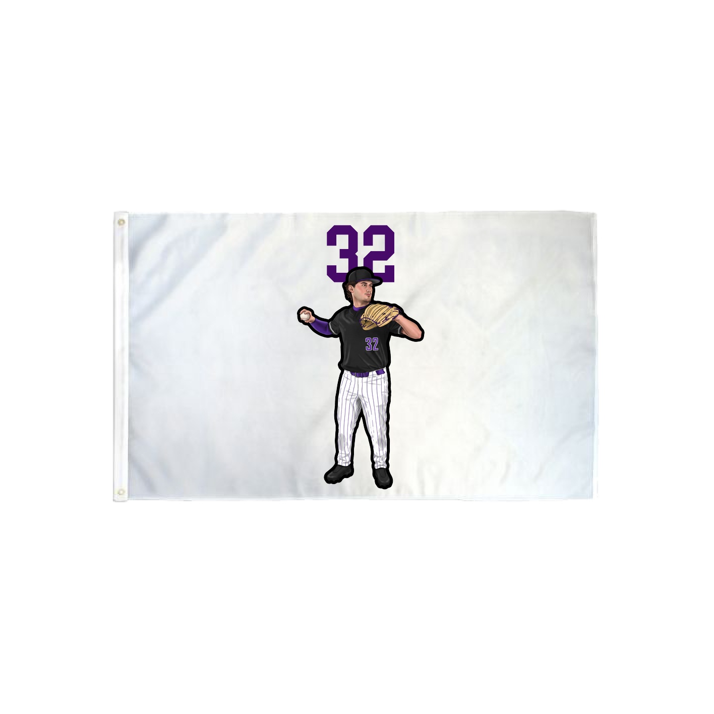 3x5 Flag — Number Top in Classic