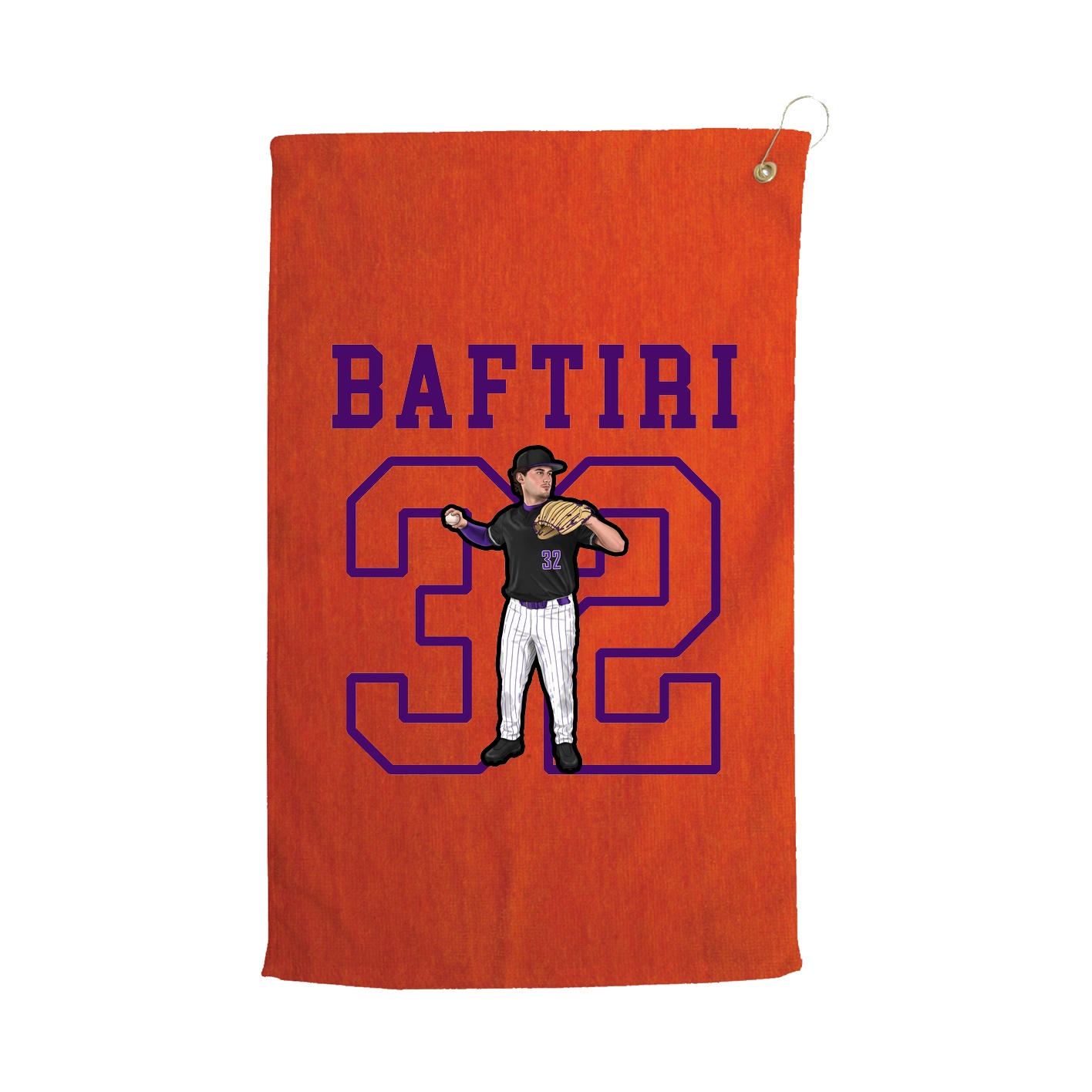 Golf Towel — Shirsey in Orange