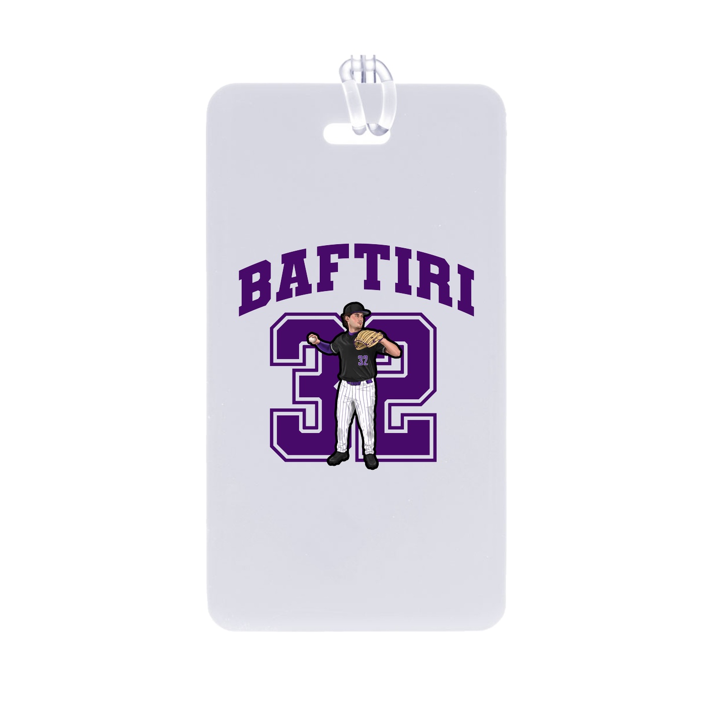 Bag Tag — Number in Classic