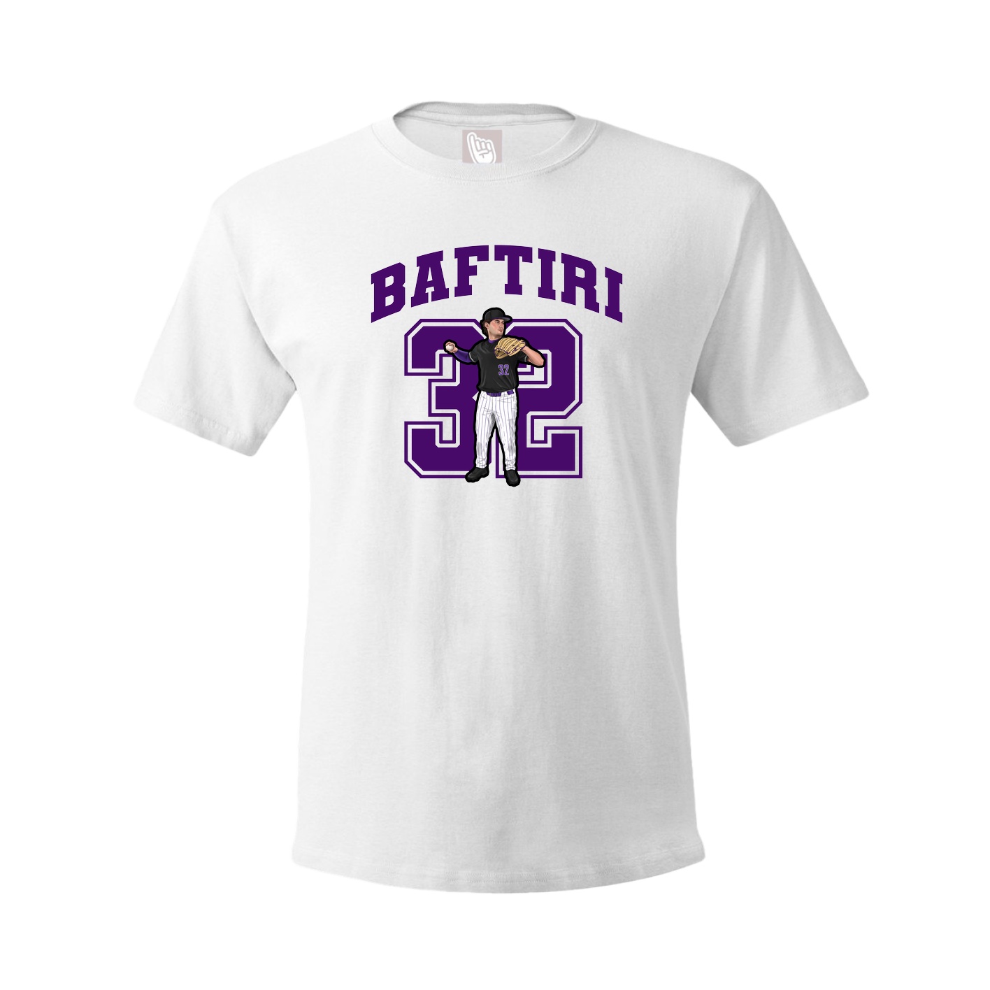 Tee — Number in White