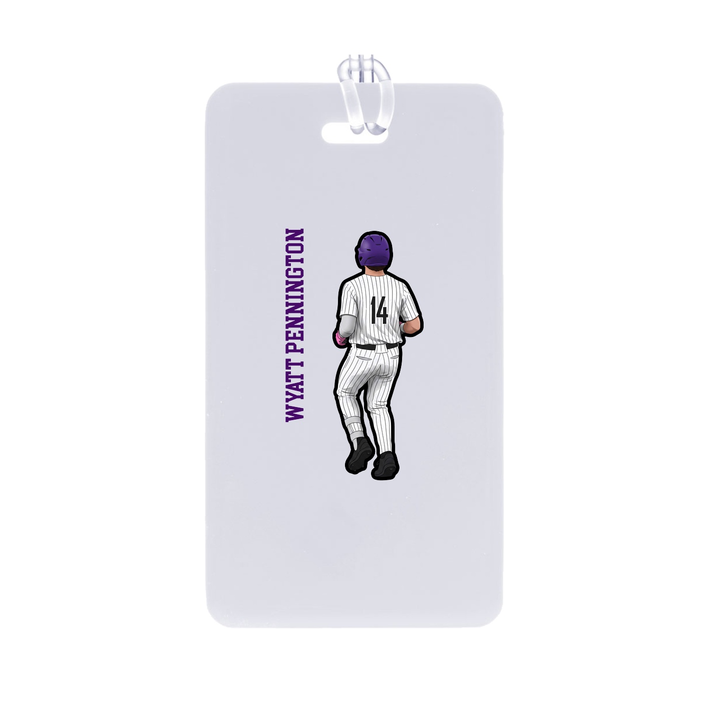 Bag Tag — Name Vertical in Classic