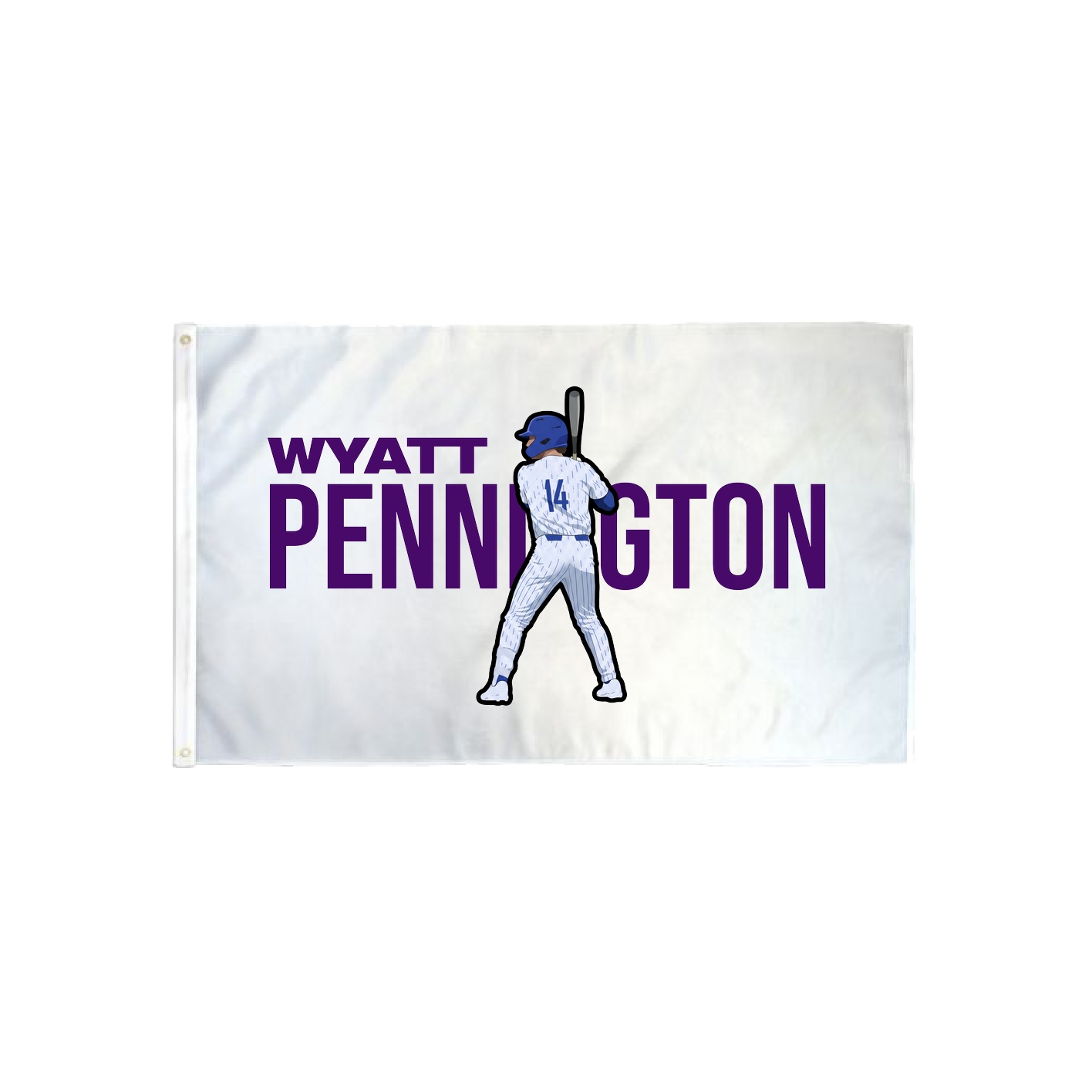 3x5 Flag — Player Name in Classic