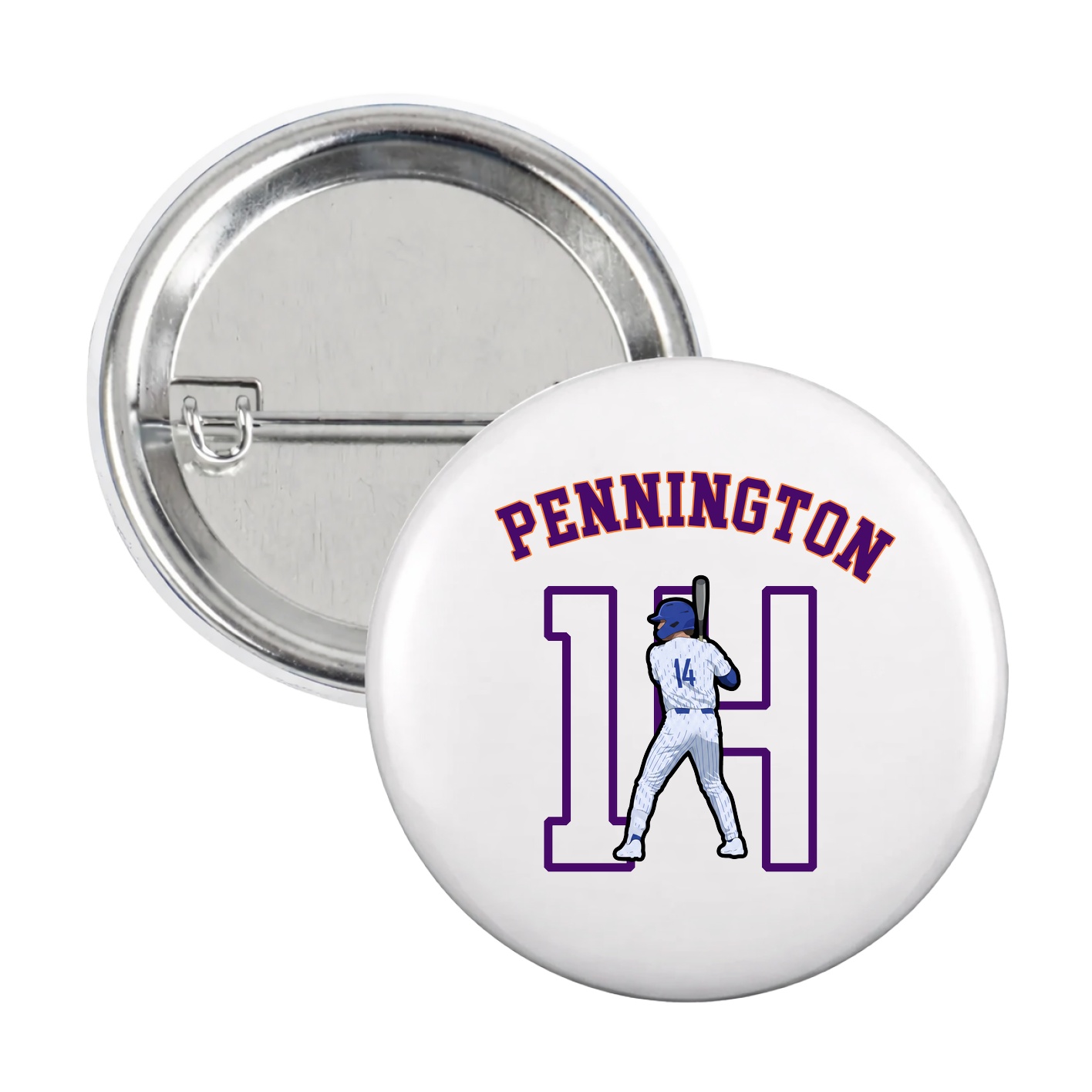 Game Day Button — Shirsey Arch in White