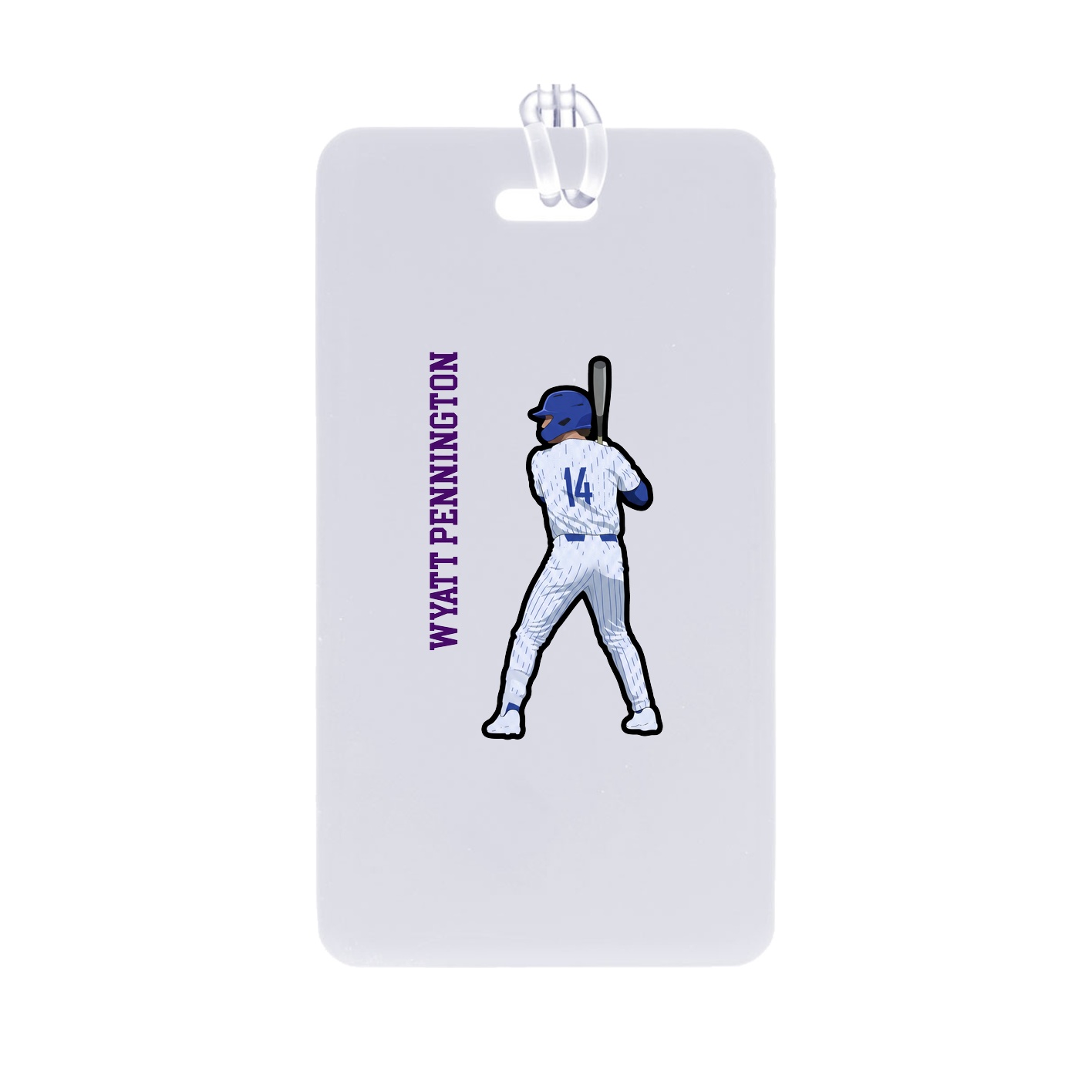 Bag Tag — Name Vertical in Classic