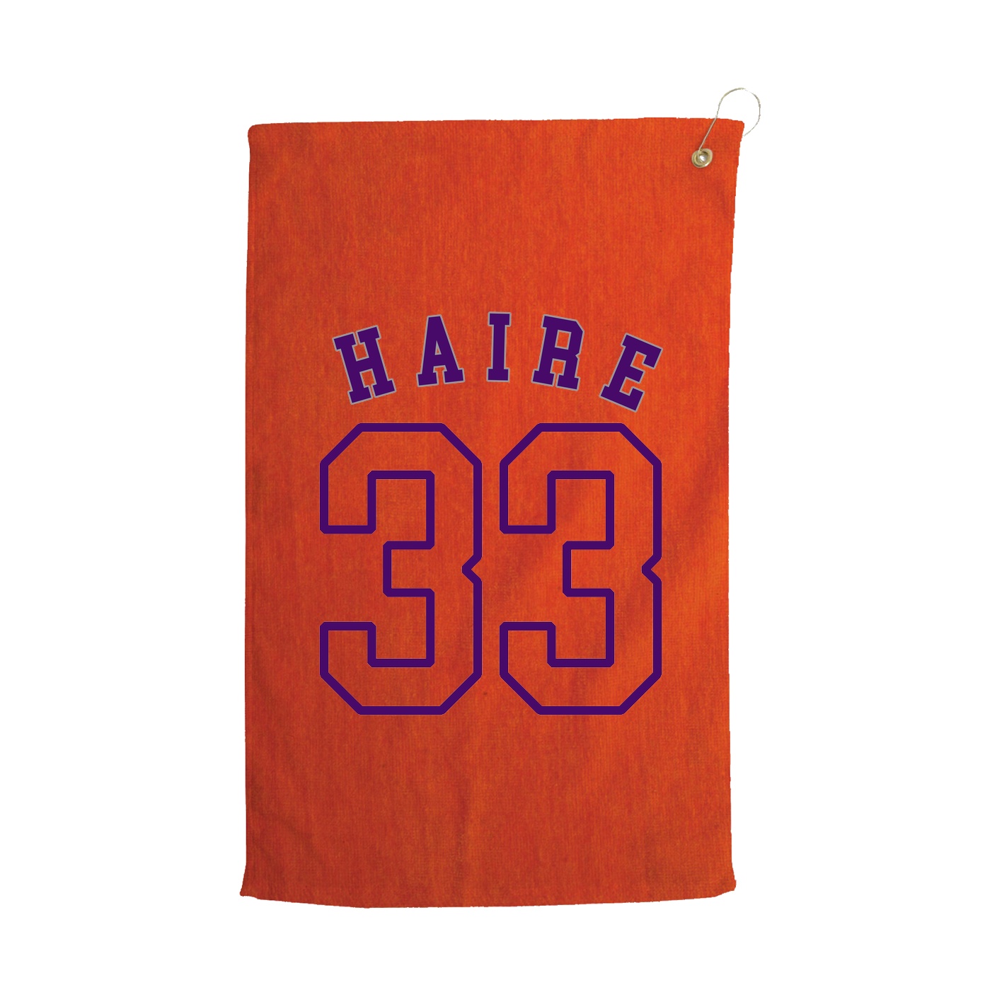 Golf Towel — Shirsey Arch in Orange