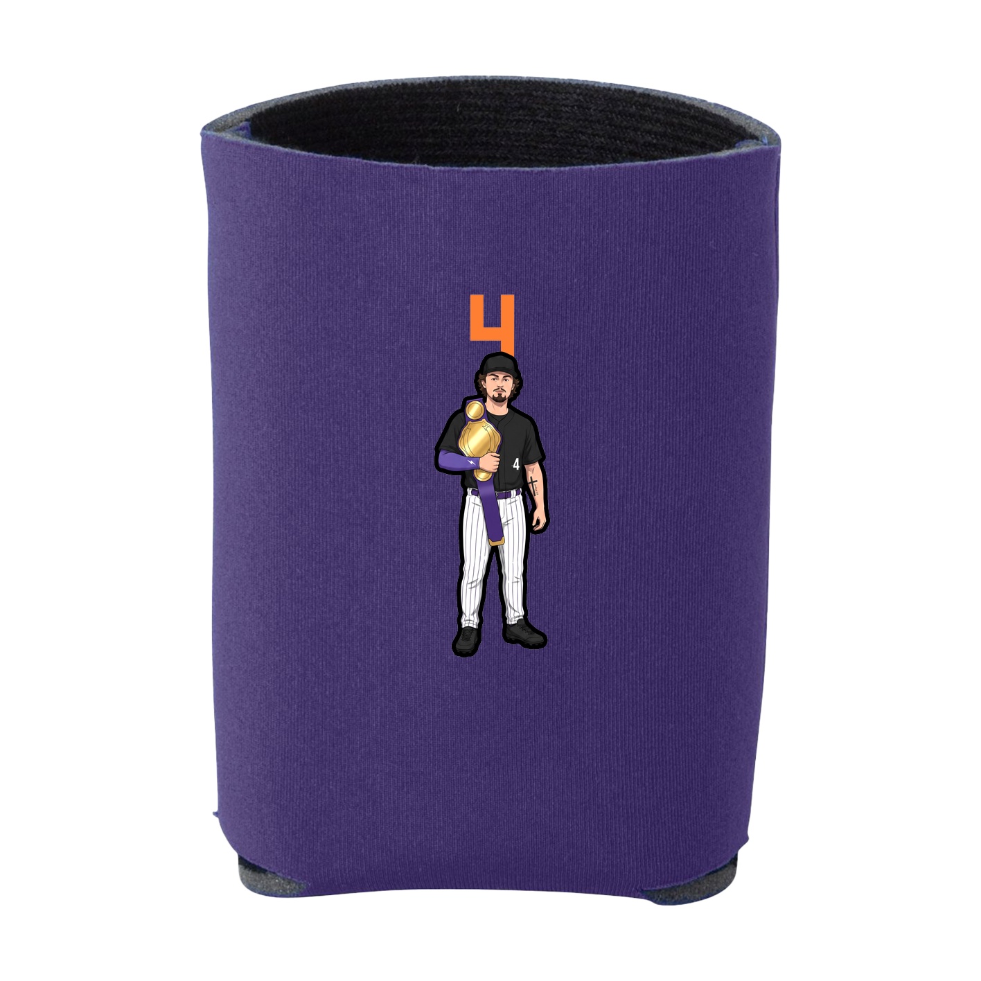 Can Holder — Number Top in Purple