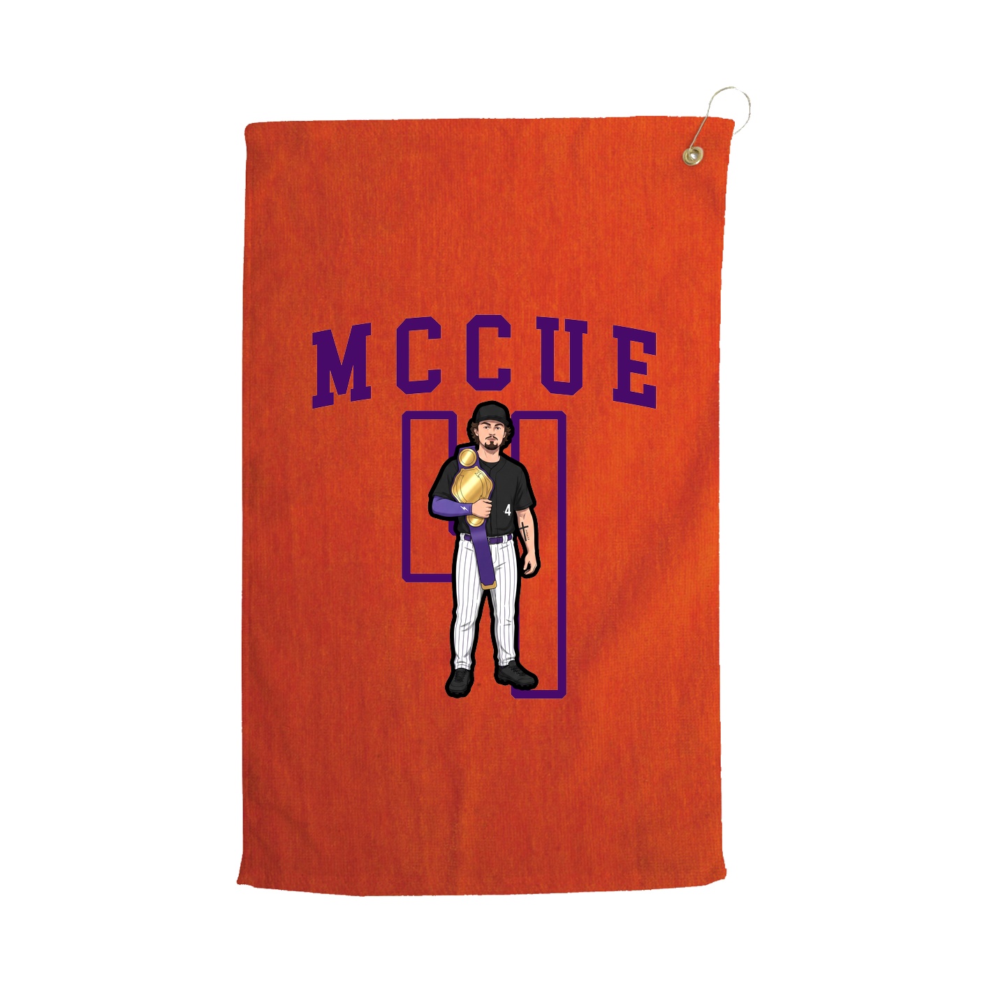 Golf Towel — Shirsey in Orange