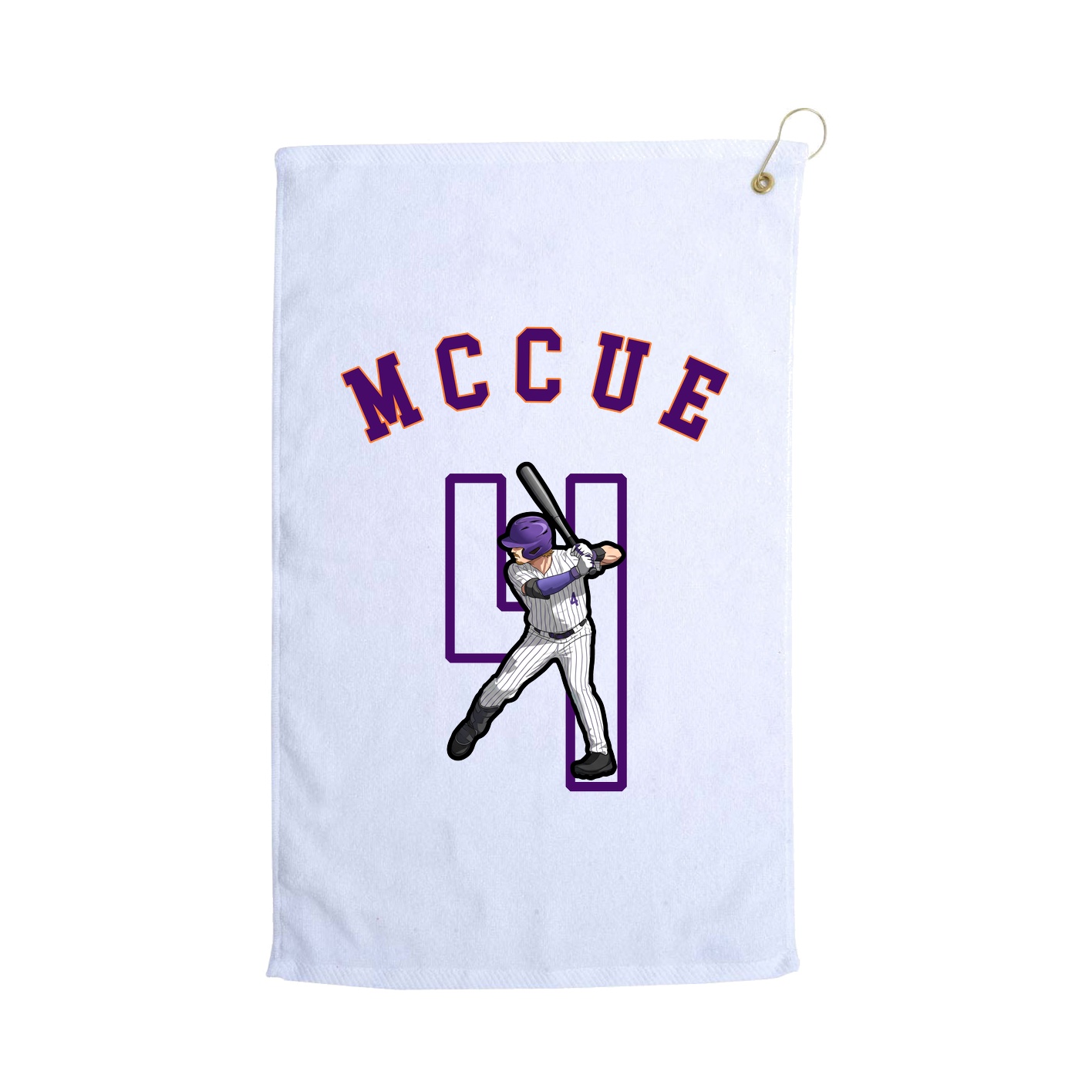 Golf Towel — Shirsey Arch in White