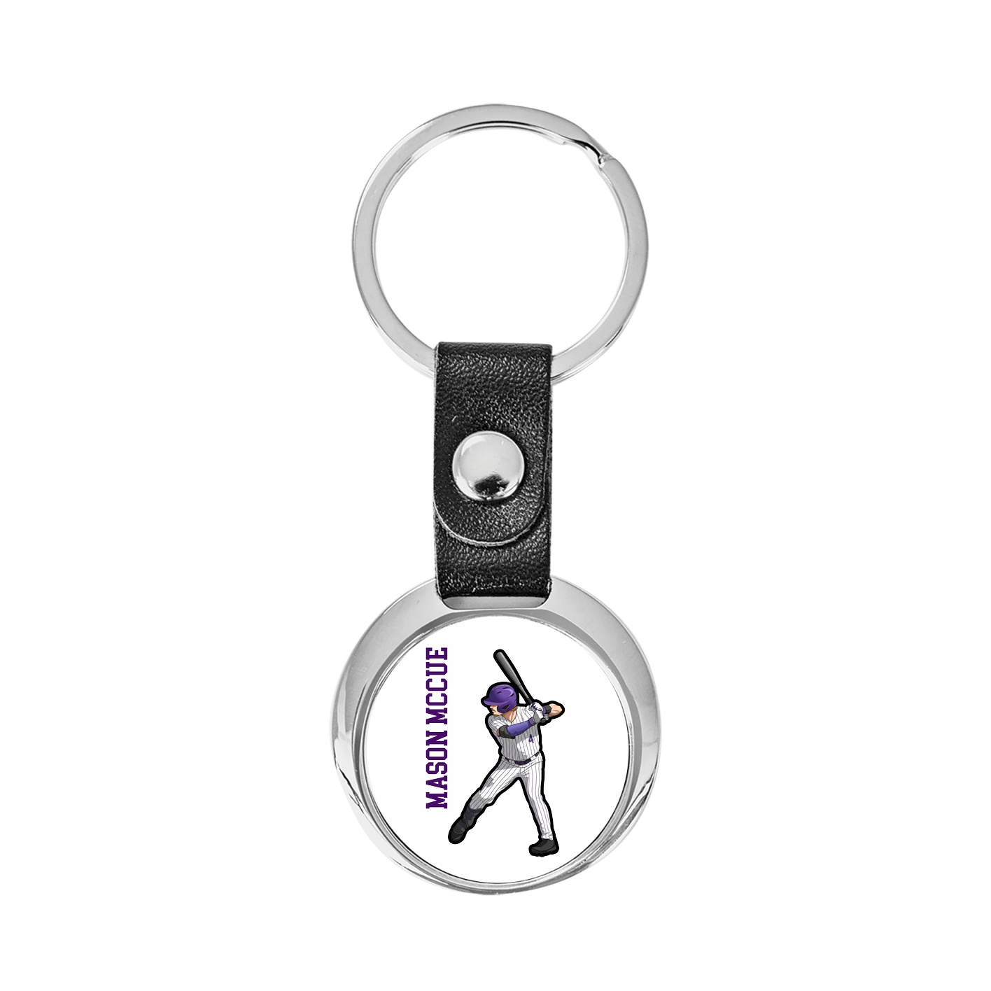 Key Chain — Name Vertical in Classic