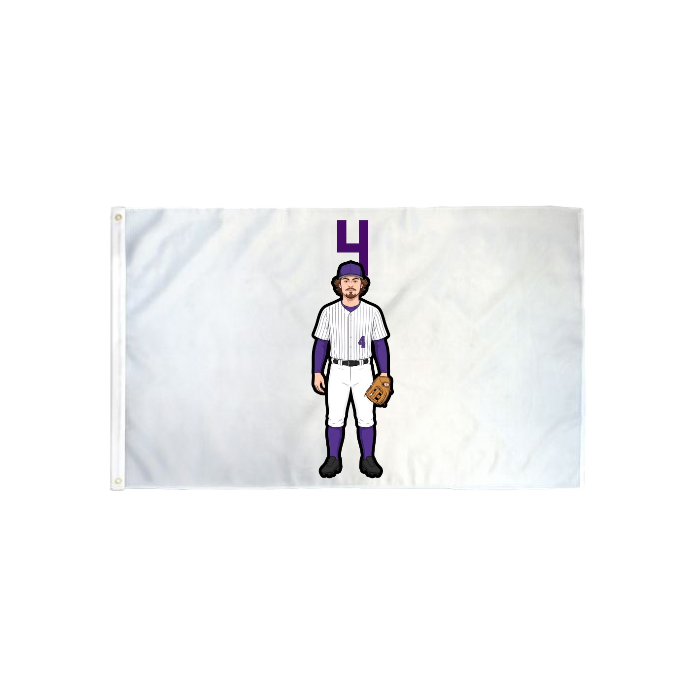 3x5 Flag — Number Top in Classic