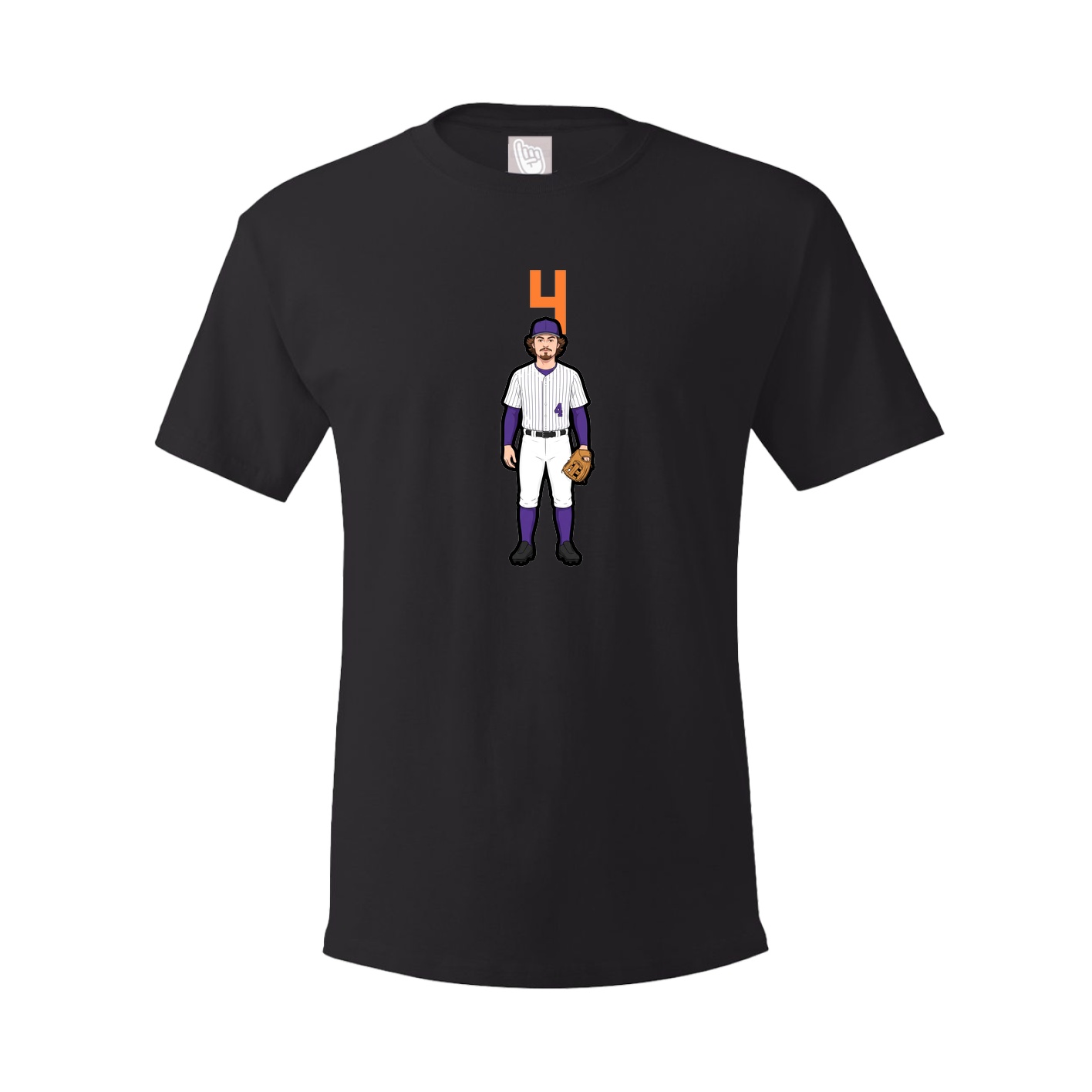 Tee — Number Top in Black