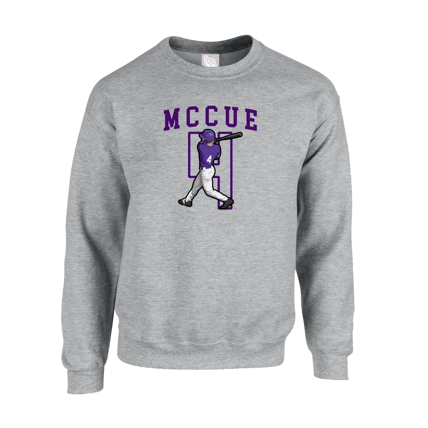 Fleece Crew — Shirsey in Grey