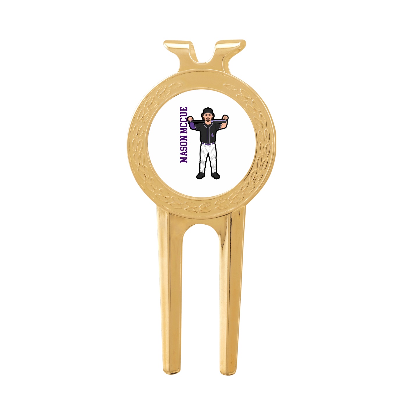 Divot Tool with Ball Marker — Name Vertical in Classic