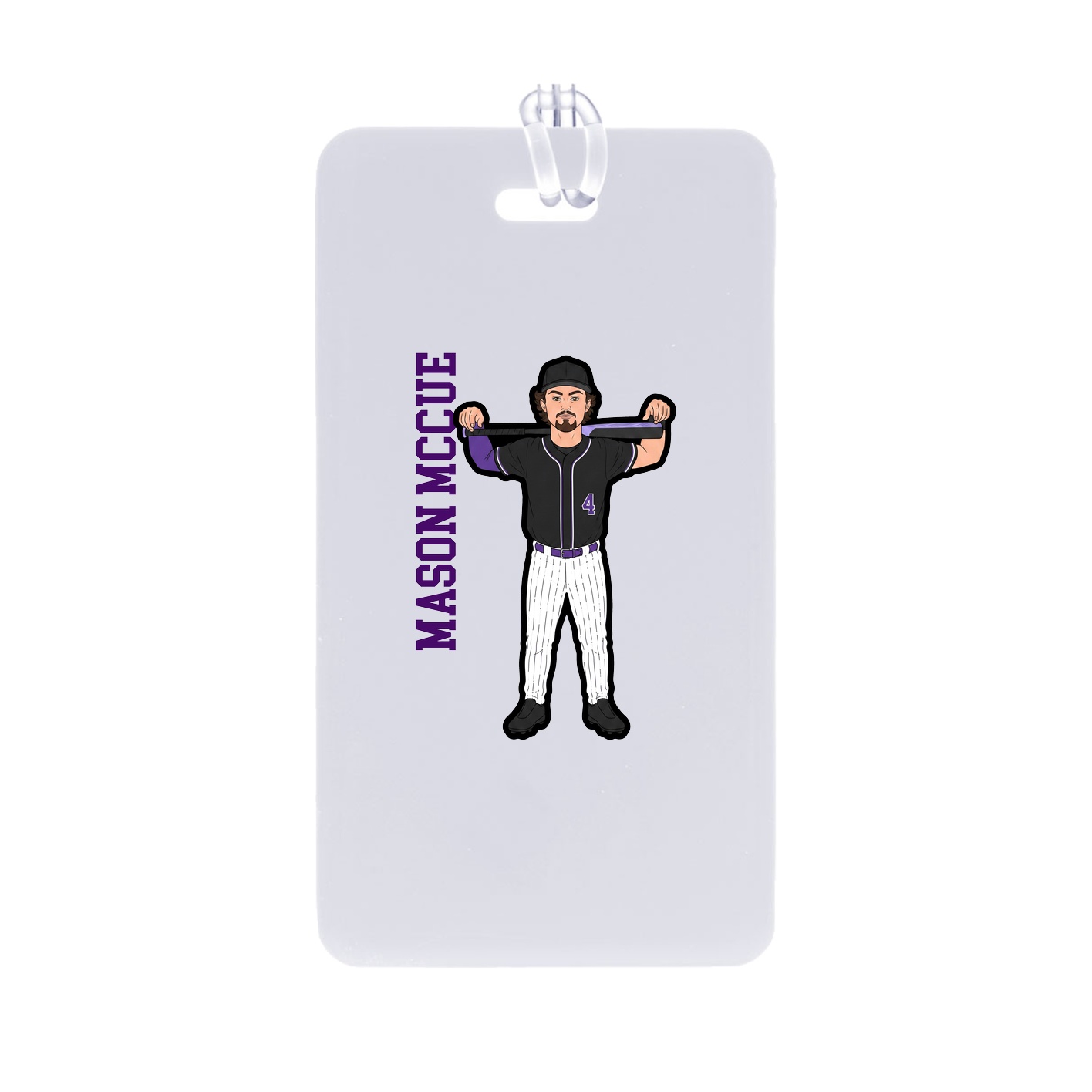 Bag Tag — Name Vertical in Classic