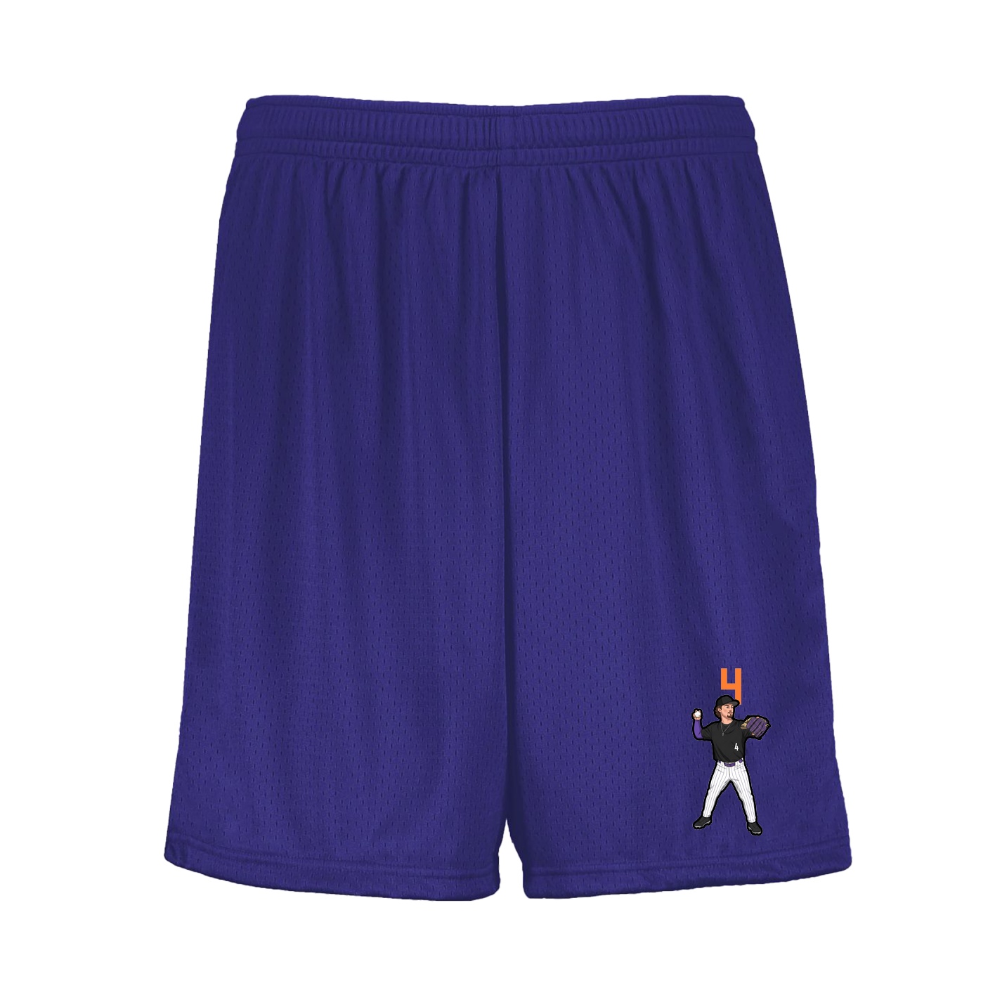 Shorts — Number Top in Purple