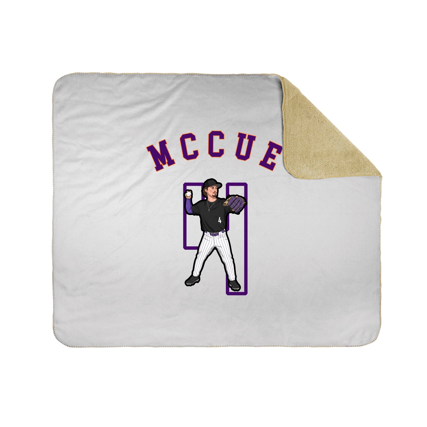 Throw Blanket — Shirsey Arch in White