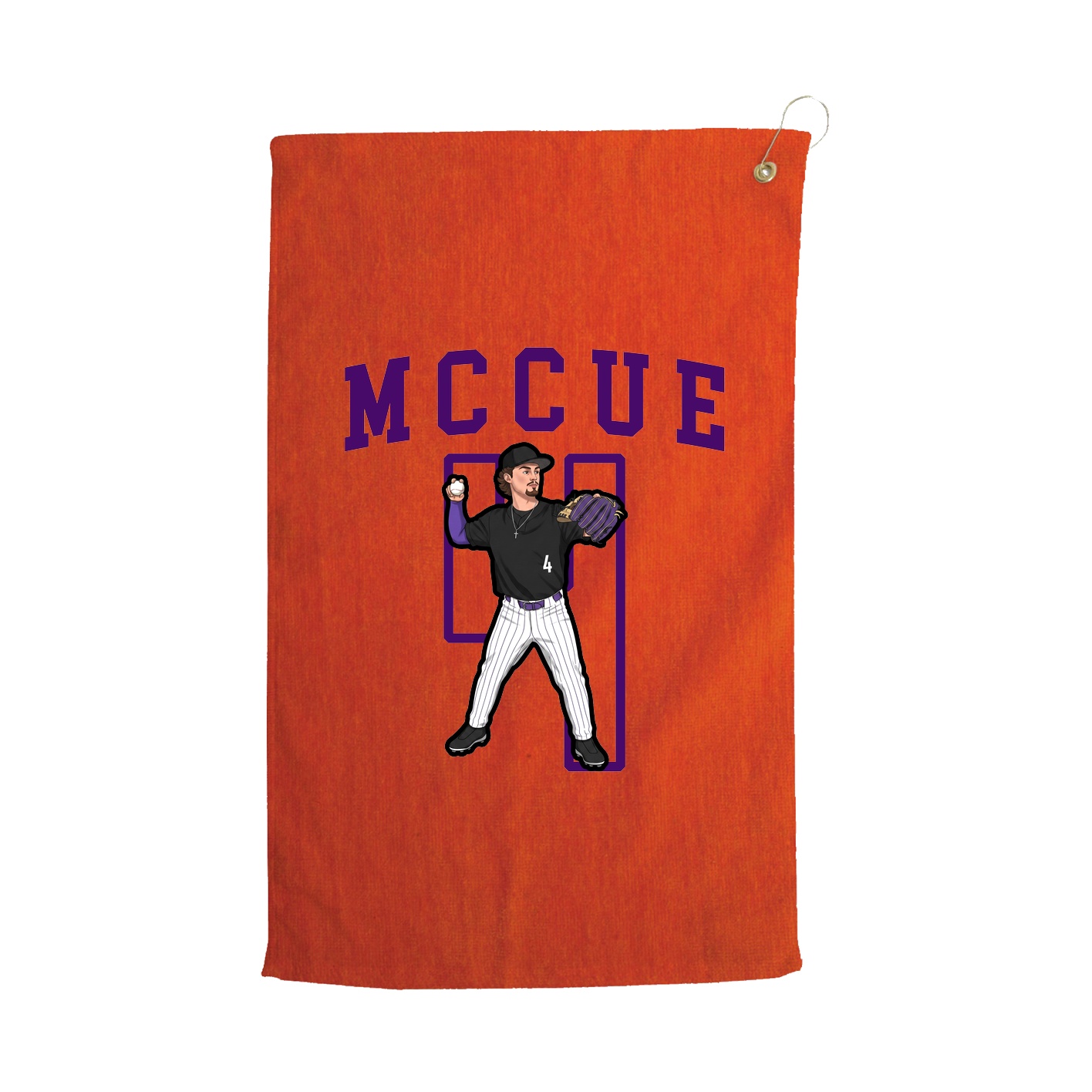 Golf Towel — Shirsey in Orange