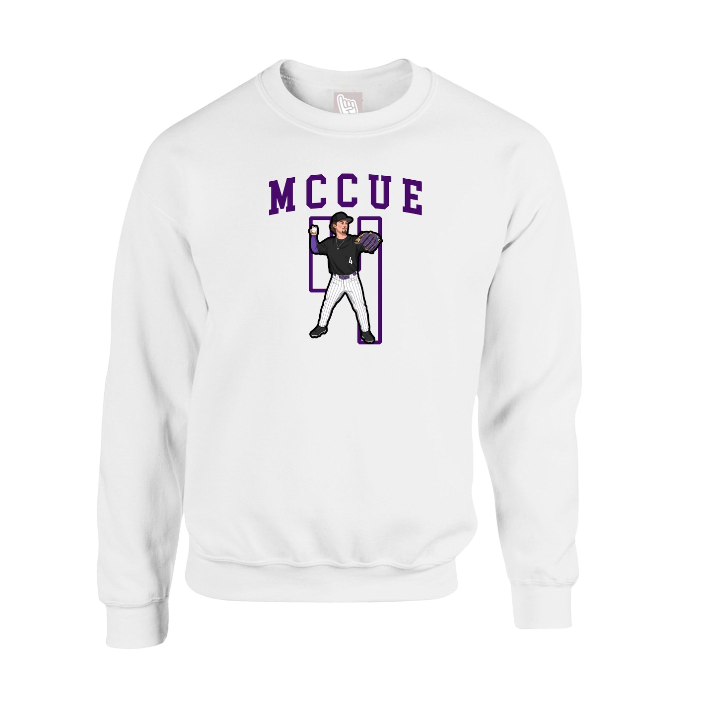 Fleece Crew — Shirsey in White