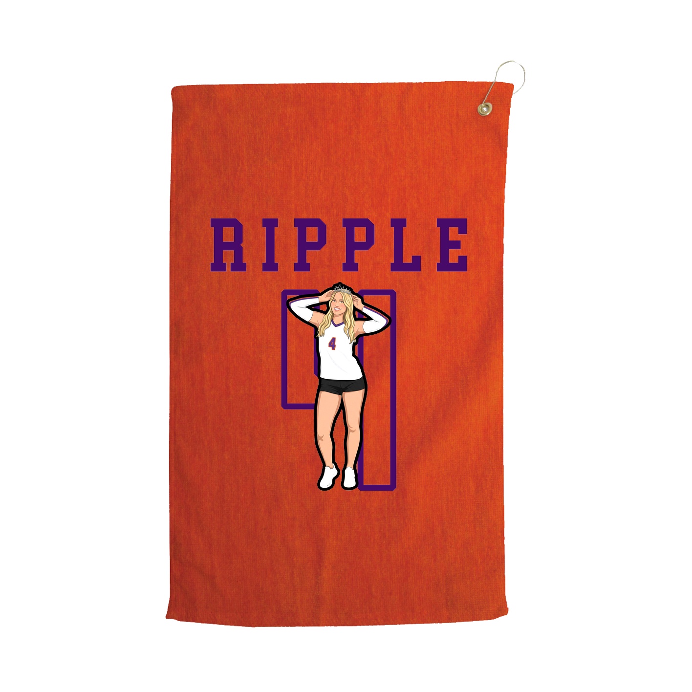 Golf Towel — Shirsey in Orange