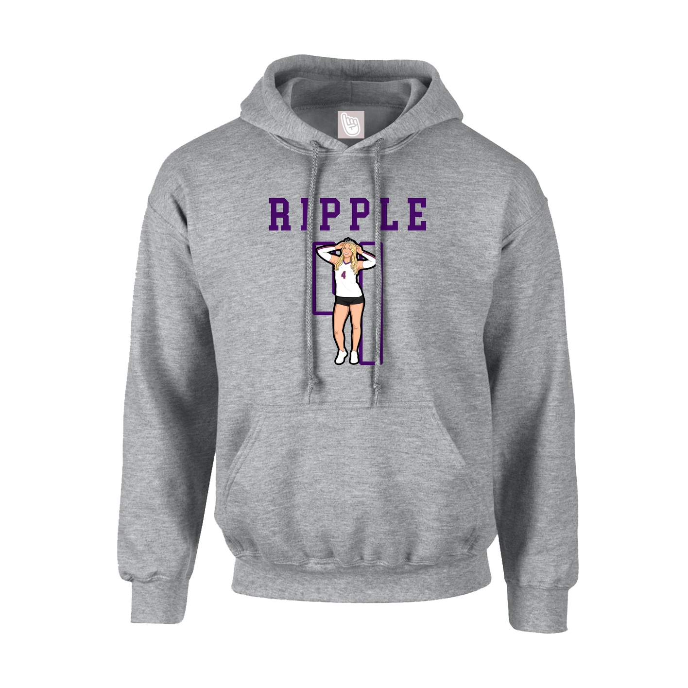 Hoodie — Shirsey in Grey