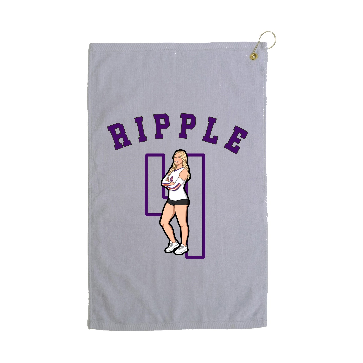 Golf Towel — Shirsey Arch in Grey