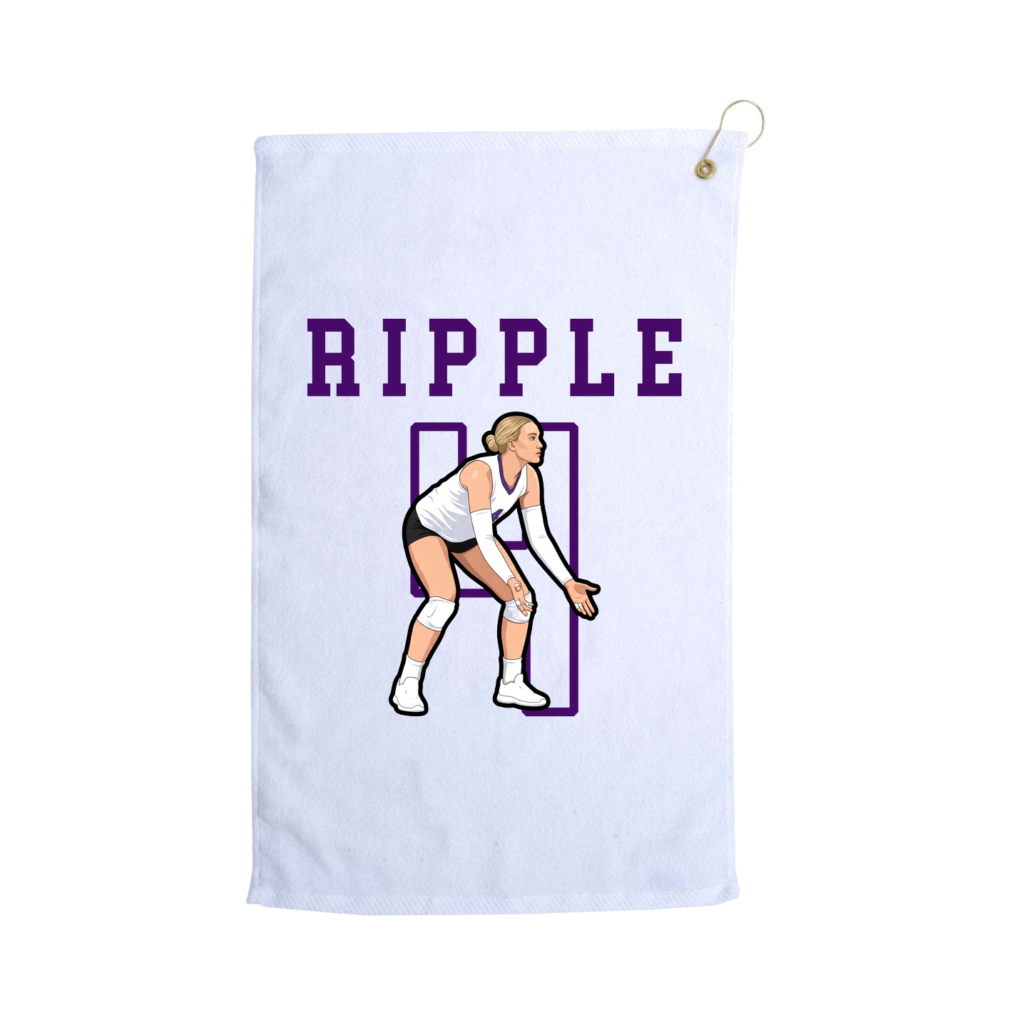 Golf Towel — Shirsey in White