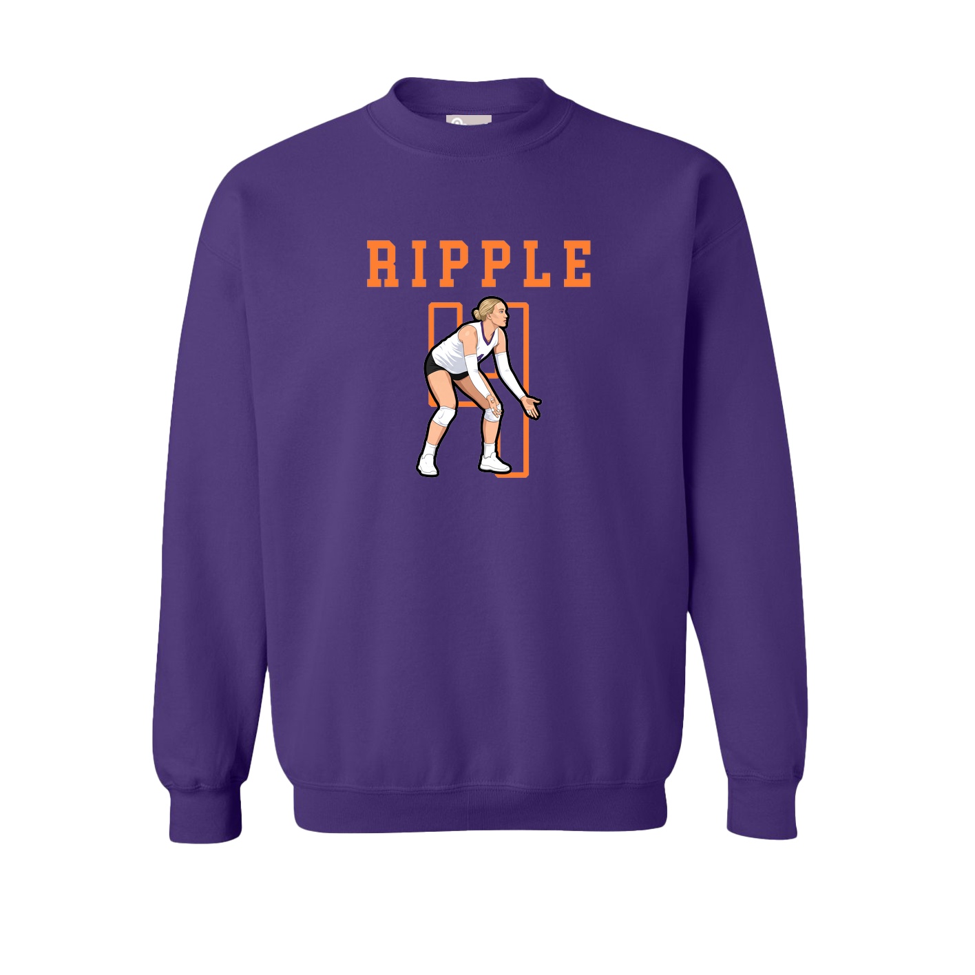 Fleece Crew — Shirsey in Purple