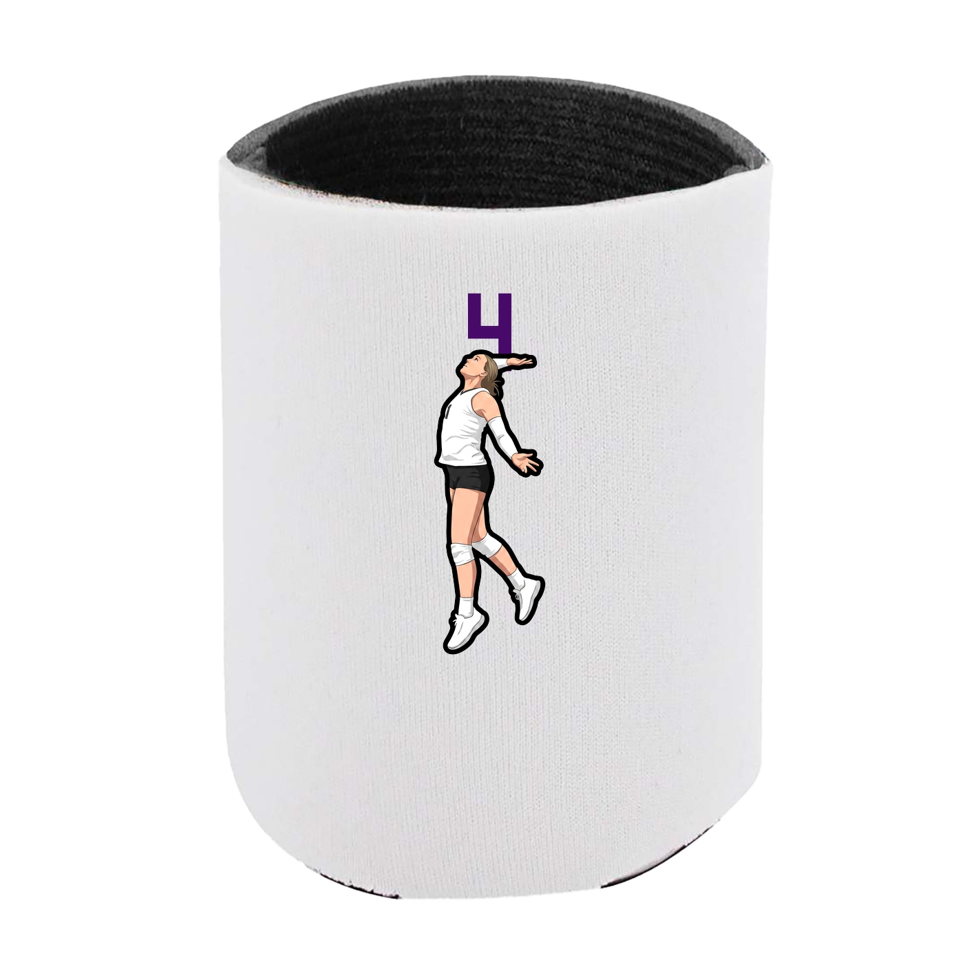 Can Holder — Number Top in White