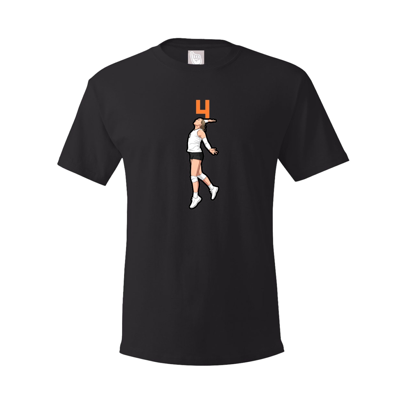 Tee — Number Top in Black