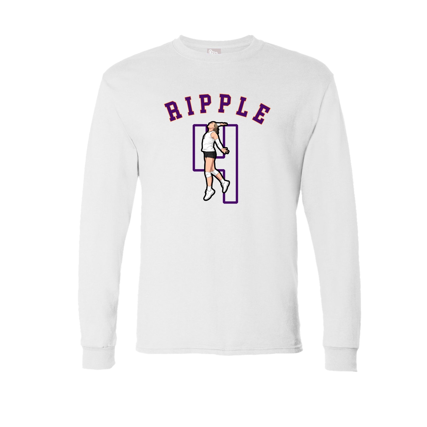 Long Sleeve Tee — Shirsey Arch in White