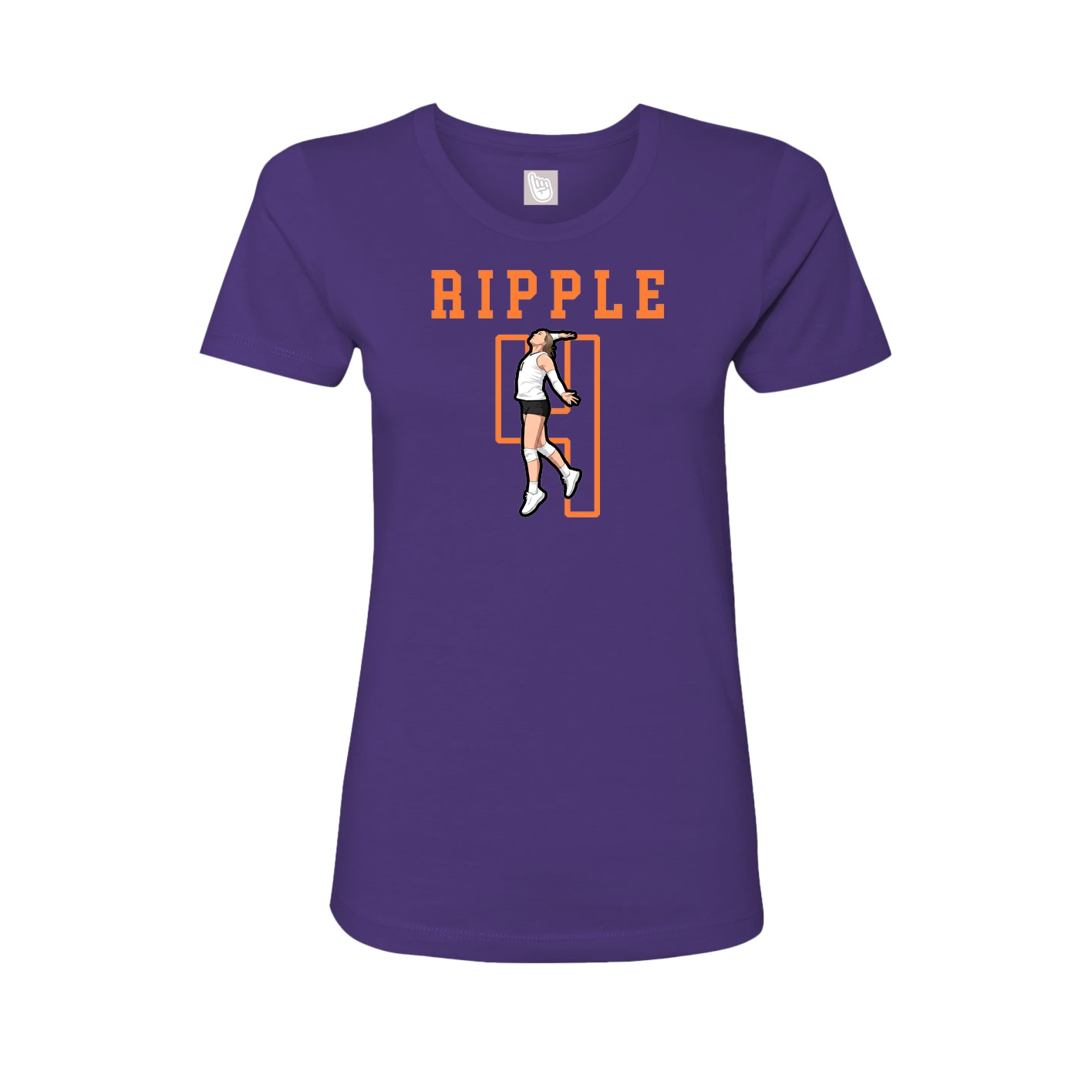 Fitted Women's Tee — Shirsey in Purple