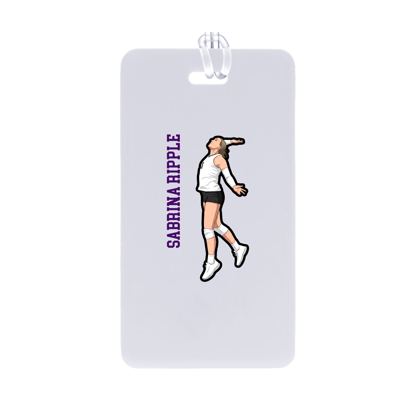 Bag Tag — Name Vertical in Classic