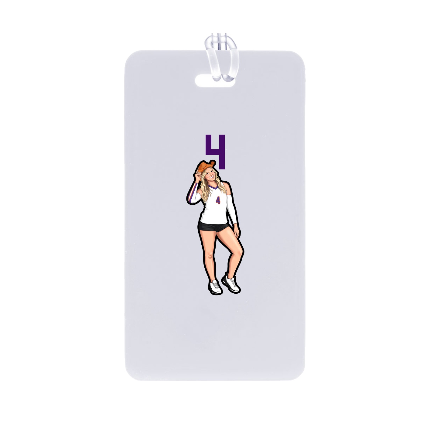 Bag Tag — Number Top in Classic