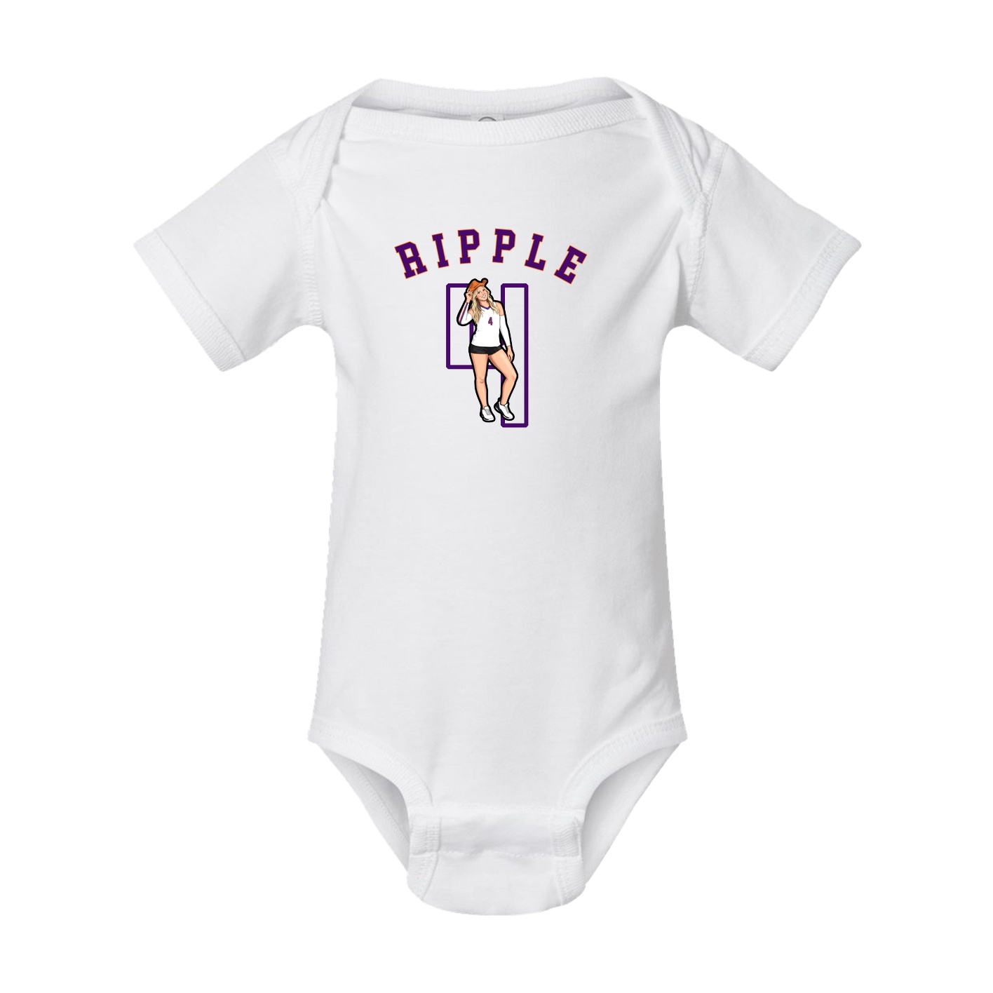 Baby Onesie — Shirsey Arch in White