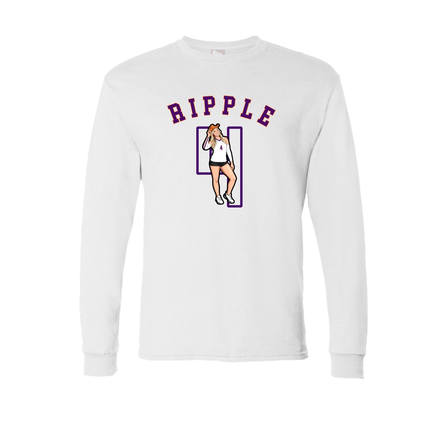 Long Sleeve Tee — Shirsey Arch in White