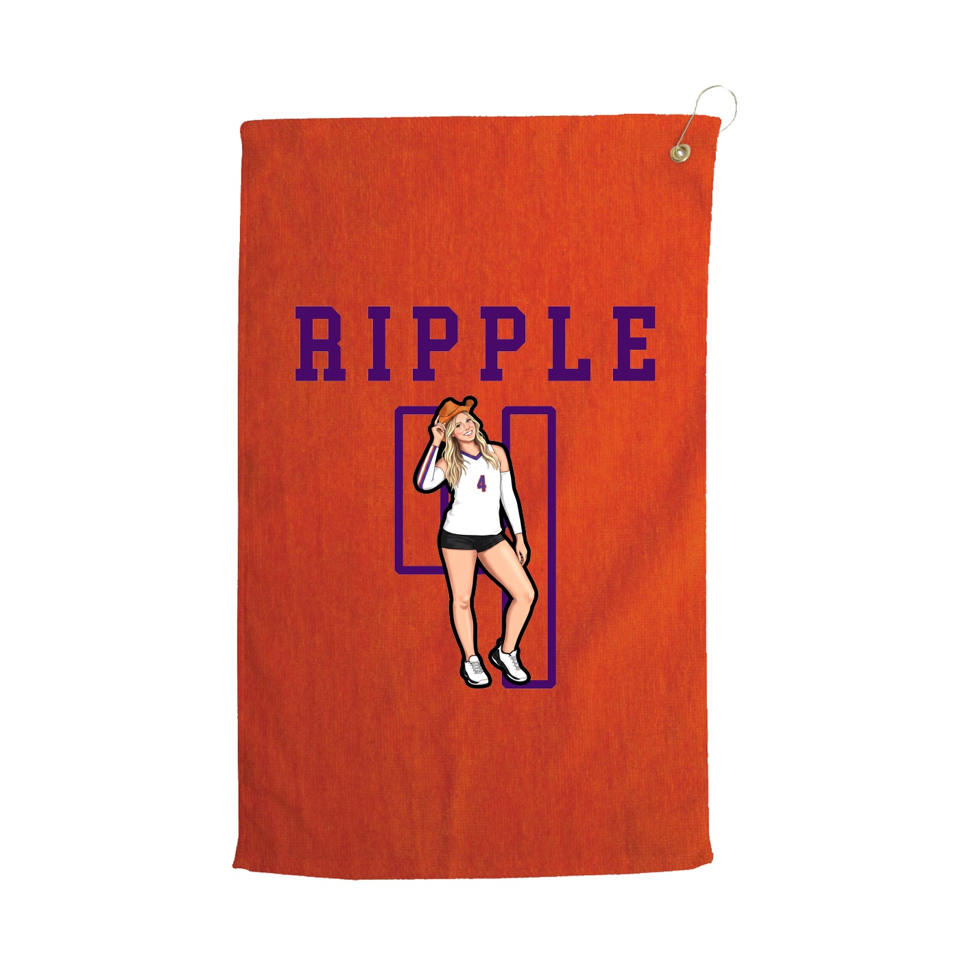 Golf Towel — Shirsey in Orange
