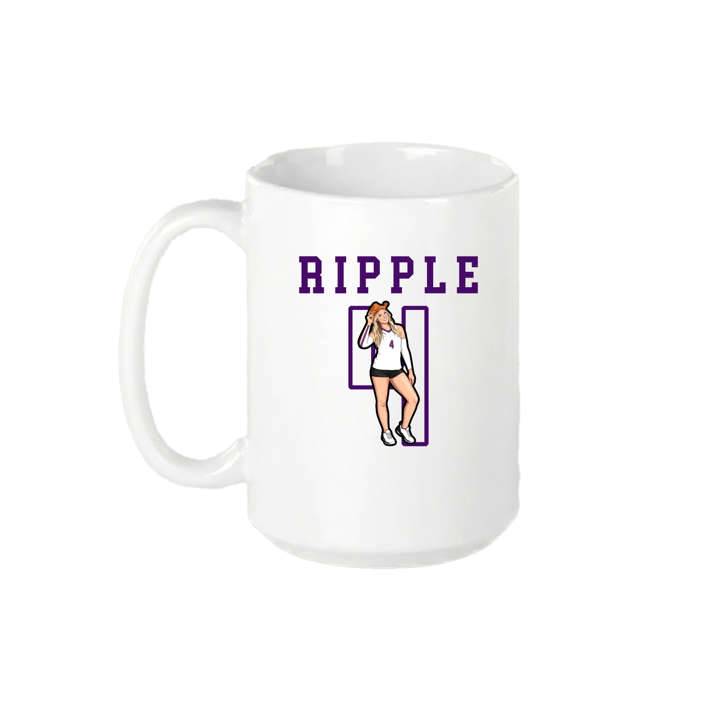15oz Coffee Mug — Shirsey in White