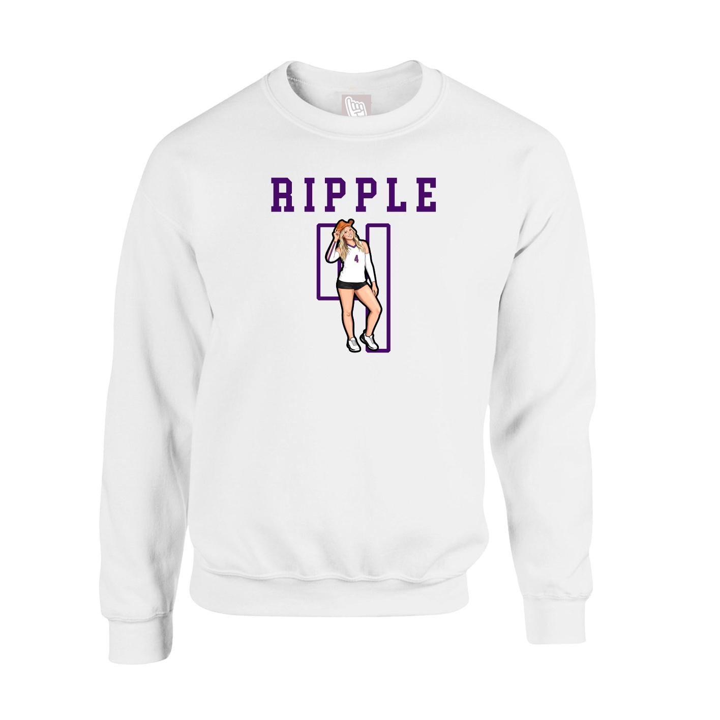 Fleece Crew — Shirsey in White