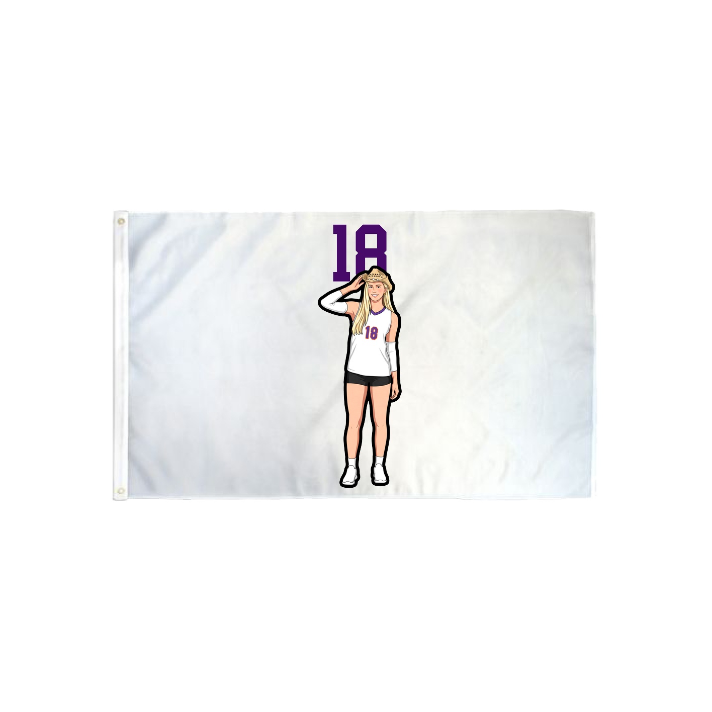 3x5 Flag — Number Top in Classic