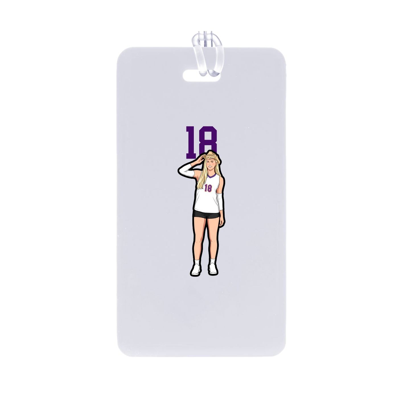 Bag Tag — Number Top in Classic