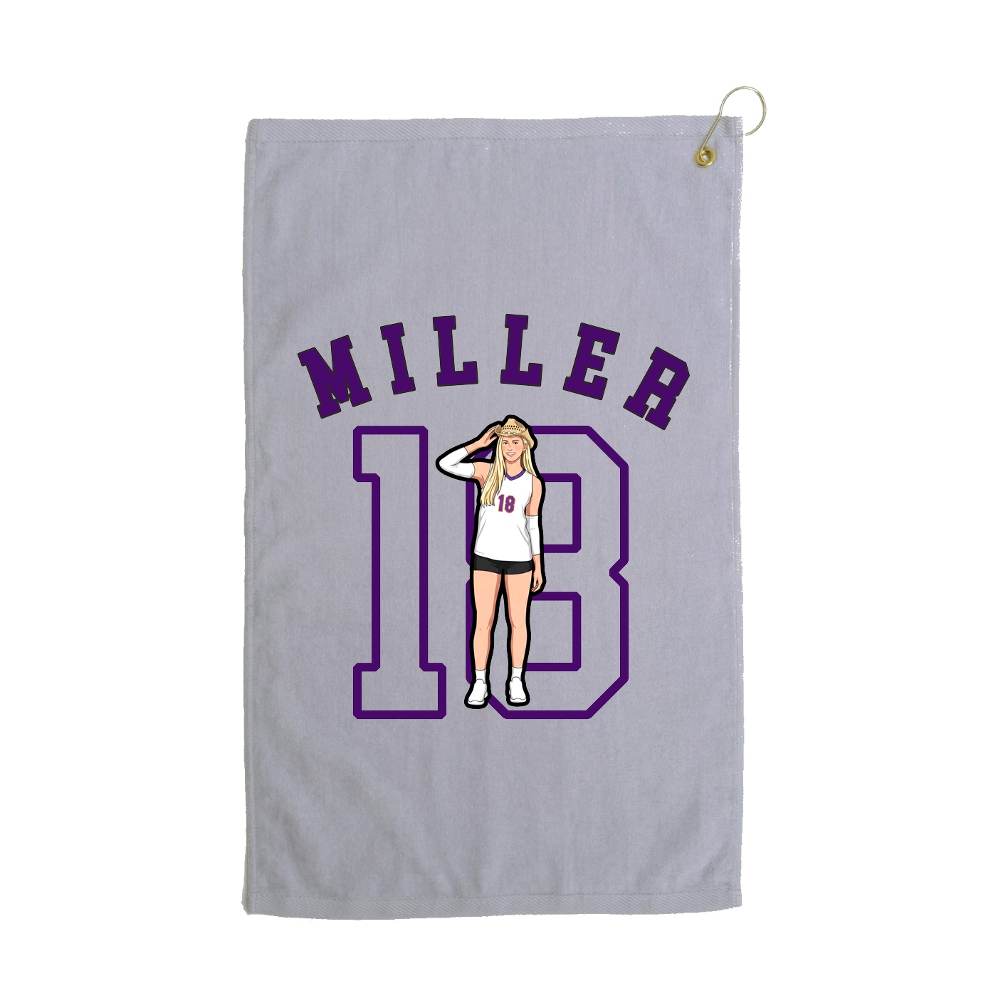 Golf Towel — Shirsey Arch in Grey