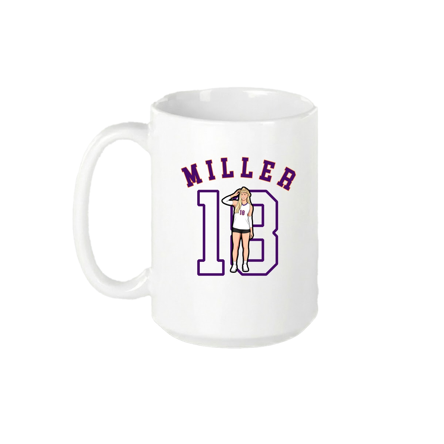 15oz Coffee Mug — Shirsey Arch in White